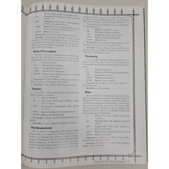 The Vampire Players Guide VAMPIRE The Masquerade WW2206 1993 HardCover Very Good - Picture 8 of 13